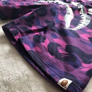 Bape shorts-purple camo ☔️